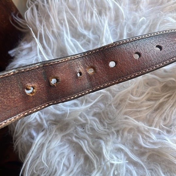 Harley-Davidson Cowhide Leather 2016 Belt Size 42 - Picture 4 of 11